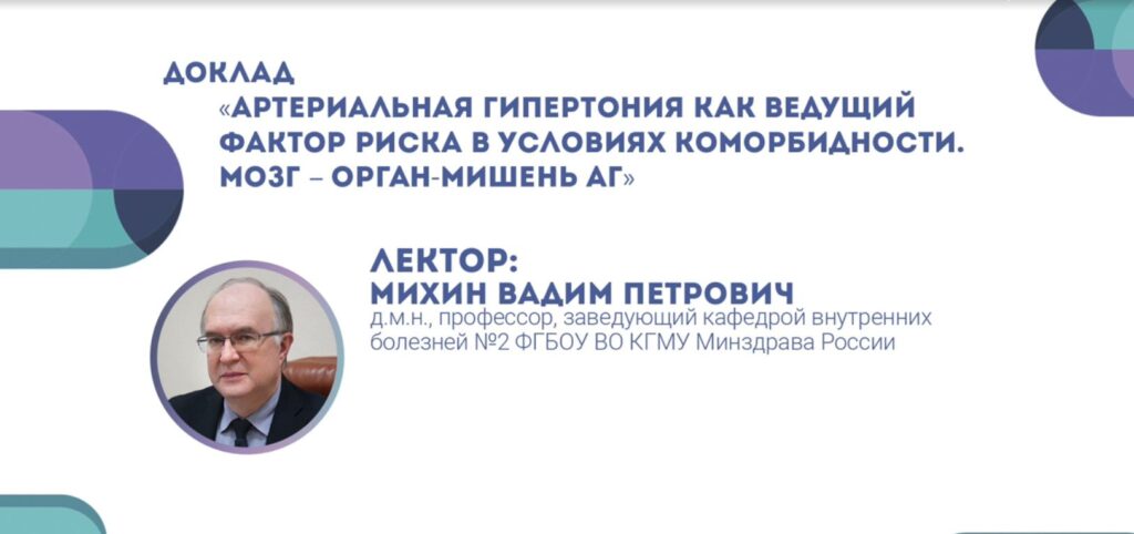 Артериальная гипертония как ведущий фактор риска в условиях коморбидности. Мозг – орган-мишень АГ